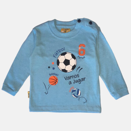 Remera manga larga de Jersey - Vamos a jugar