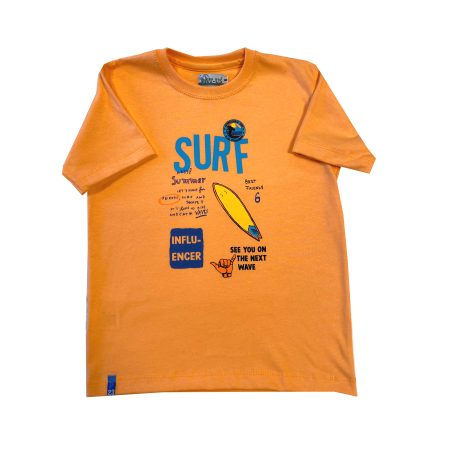 Remera manga corta de varon -SURF