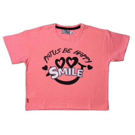 Remera manga corta oversize de Jersey - SMILE
