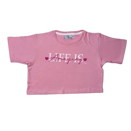 Remera manga corta pupera de Jersey - LIFE