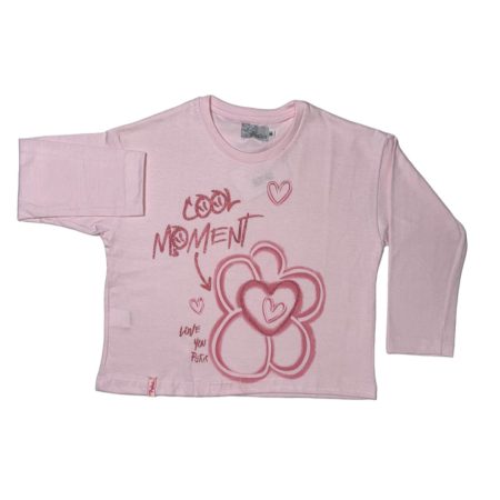 Remera manga larga de jersey oversize COOL MOMENT