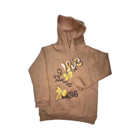 Maxi buzo de frisa LOVE MUSIC
