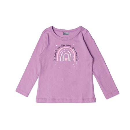 REMERA M/L NENA JERSEY ARCOIRIS